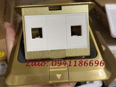 Sẵn số lượng Bộ đế âm sàn 1 ổ điện HDMI Lan hãng Ancomteck mã ACT-FL 9