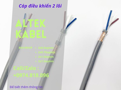 Altek Kabel: Cáp tín hiệu 2 lõi bọc kim Sh-500 5