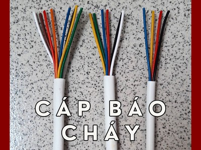 Cáp chống cháy chậm cháy chịu nhiệt tốt 0