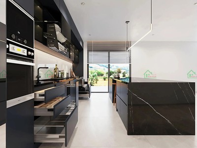 80 Mẫu Tủ Bếp MDF Đẹp Hiện Đại, Đa Dạng Phong Cách Mới Nhất 9