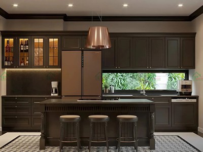80 Mẫu Tủ Bếp MDF Đẹp Hiện Đại, Đa Dạng Phong Cách Mới Nhất 19