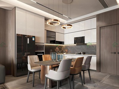 80 Mẫu Tủ Bếp MDF Đẹp Hiện Đại, Đa Dạng Phong Cách Mới Nhất 8