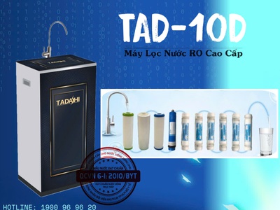Máy lọc nước RO cao cấp 1 vòi nước khoáng TAD-10D 0