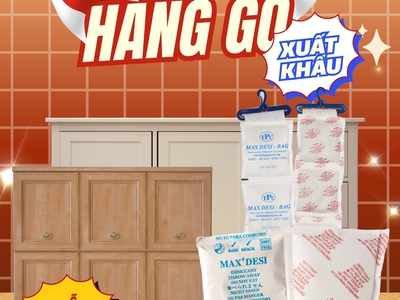 Vì sao nhiều xưởng gỗ luôn thêm gói hút ẩm trước khi đóng hàng 1