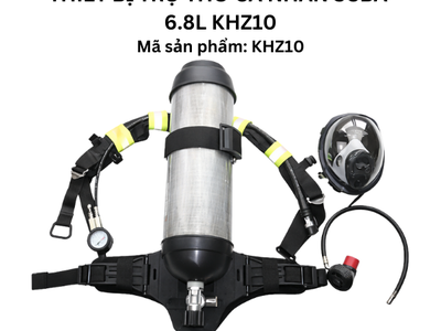 Thiết bị trợ thở cá nhân SCBA 6.8L KHZ10 Bảo vệ hô hấp hiệu quả trong môi trường nguy hiểm 0