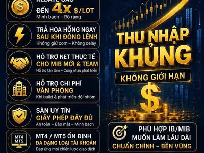 Tuyển IB/MIB- Gia tăng thu nhập, hỗ trợ trader 0
