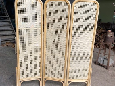 Bình phong mây tự nhiên mắt cáo 2