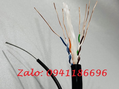 Cáp mạng Cáp mạng CAT6 ngoài trời UTP - có dây chịu lực gia cường - Outdoor ACT-6LANOD 1