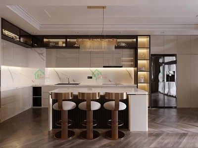Tủ Bếp Gỗ Công Nghiệp MDF Đẹp, Hiện Đại   Báo Giá Mới Nhất 0