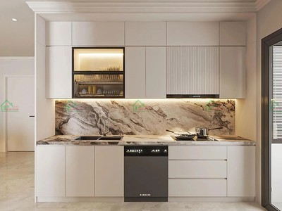 Tủ Bếp Gỗ Công Nghiệp MDF Đẹp, Hiện Đại   Báo Giá Mới Nhất 1