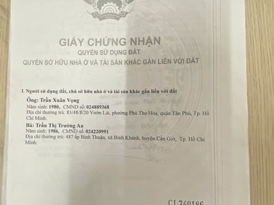 Bán đất 134m2   50m2 là thổ cư    tặng nhà cấp 4 ngay HTP Nhà Bè 0