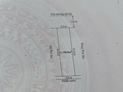 Bán đất khu phân lô Cái Tắt, gần nút giao thông Cơ Điện - 100m2 - mt 5m - giá 4,3 tỷ 0