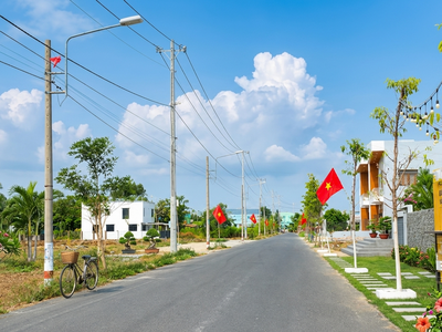 Đất mặt tiền đường Trương Định sát chợ Cần Đước 2