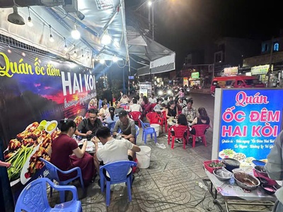 Quận 12 sang rẻ quán ốc có vỉa hè đài 16m , ngay đoạn đường đông thoáng , full trang thiết bị, 0
