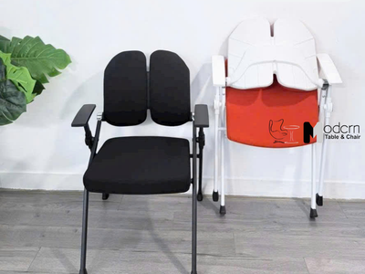 Ghế đào tạo nệm vải tựa lưng đôi gấp gọn CT01003-F tại HCM 2