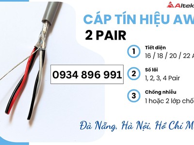 Cáp Tín Hiệu 2 Pair Giá Cạnh Tranh Phân Phối Gia Lai, Kon Tum, Đắk Lắk 0