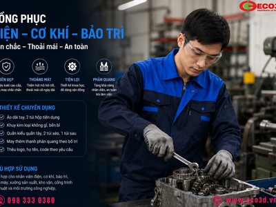 Quần Áo Nhân Viên Điện - Cơ Khí - Bảo Trì 0