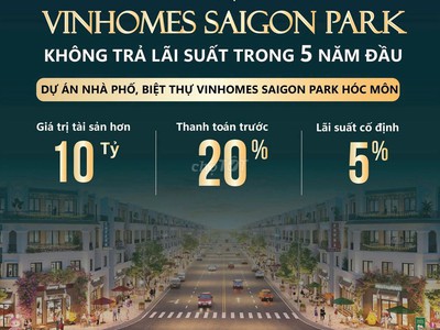 Sống xanh ngay tại Sài Gòn - Vinhomes Hóc Môn 1