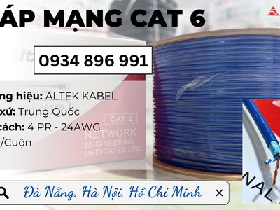 Cung Cấp Cáp Mạng Altek Kabel Cat6 Tại Quảng Nam, Quảng Ngãi, Bình Định Giá Cạnh Tranh 1