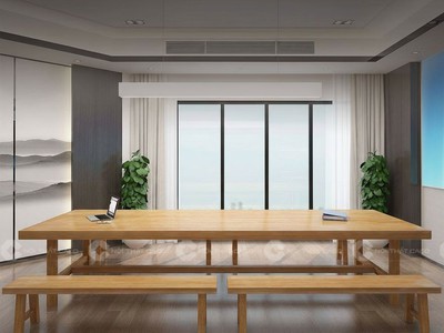 Bàn Họp Gỗ Tự Nhiên Hiện Đại Cho 10 Người 0