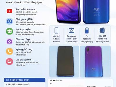 Cần bán redmi note 7 0