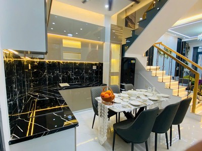6,350 tỷ có nhà mới full nội thất huỳnh tấn phát, nhà bè 4x13 3 tầng - 5pn - sổ hồng riêng 2