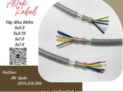 Cáp điều khiển Altek Kabel SH-500 5G1.5 chống nhiễu 3