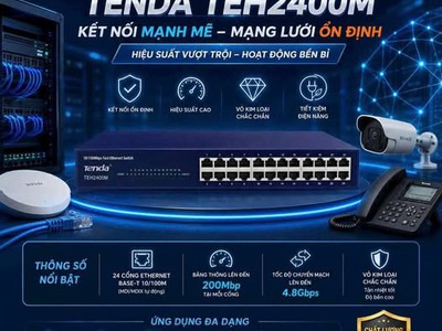 Thiết bị chuyển mạch Switch Tenda 0