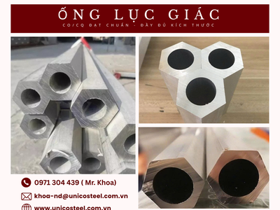 Phôi ống thép lục giác định hình UNICO: Giải pháp bẻ gãy gánh nặng chi phí và cứu nguy giờ máy CNC 0