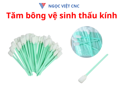 Tăm Bông Vệ Sinh Thấu Kính 100pcs/Pack Phụ Kiện Không Thể Thiếu Cho Máy Laser Fiber 0
