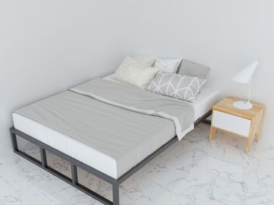 Phòng ngủ nhỏ dưới 10m2 chọn kích thước giường sắt nào để không bí chật 3