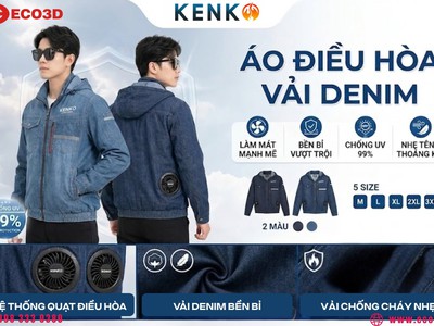 Áo Điều Hoà Kenko Denim Chống Cháy Nhẹ ADH-DENIM 1