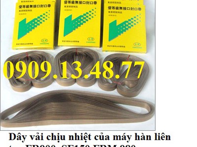 Dây nhiệt của máy ép bao cà phê có in date Frd1000, dây nhiệt máy ép bao liên tục có in date frm980, 0