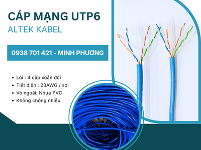 Cáp mạng UTP Cat6 Giải pháp kết nối mạng tốc độ cao Quảng Ngãi, Bình Định, Huế 0