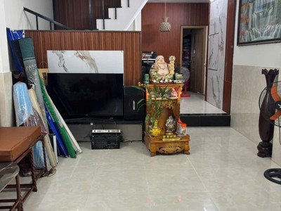 ♪ sau mặt tiền lê đình lý, 66m2, ngang 4.2m, 2 tầng cứng cáp, 3pn, sân rộng, nhỉnh 4 tỷ 4