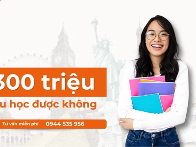 300 triệu du học được không 0