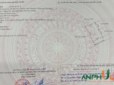 Chủ gửi bán lô đất tại TDP Khuông Lư, phường Bạch Đằng Ngũ Lão , TP Hải Phòng 3
