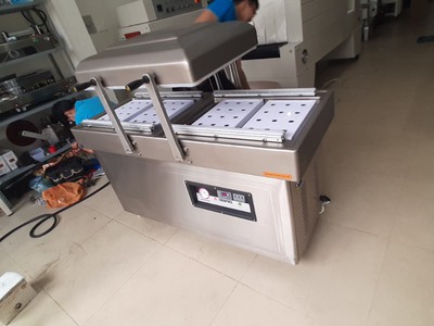 Máy hút chân không buồng đôi, máy hút chân không cho hải sản, máy hút chân không hạt nông sản 1