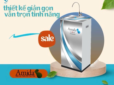 Máy lọc nước RO cao cấp Amida 1 vòi koáng 0