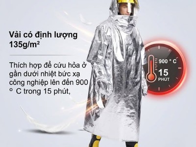 Bộ Quần Áo Cứu Hộ Chịu Nhiệt C G 900 C - Bảo Vệ Hiệu Qủa Trước Nhiệt Độ Lên Đến 900 C 1
