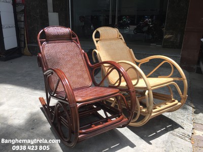 Ghế bập bênh mây tự nhiên hiện đại 8