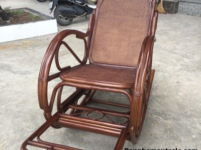 Ghế bập bênh mây tự nhiên hiện đại 4