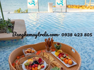 Khay nổi đồ ăn hồ bơi 3