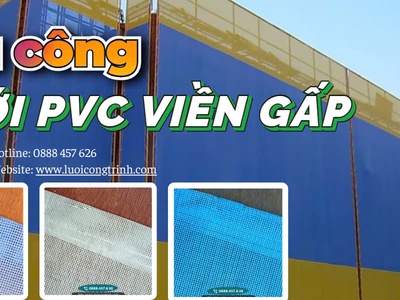 Lưới Gangform PVC 1500D, Lưới PVC inlogo hình ảnh thương hiệu 8