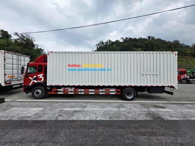 Xe tải thùng container, kín, mui bạt 4x2 Dongfeng X3 thùng dài 9m9 10m, giá rẻ tốt nhất Hà Nội 2