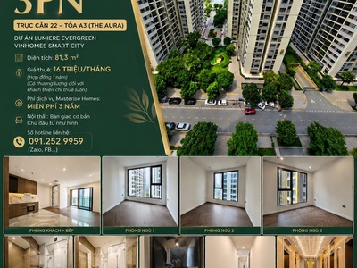 Chỉ 16 triệu/tháng, miễn phí dịch vụ 3 năm 0