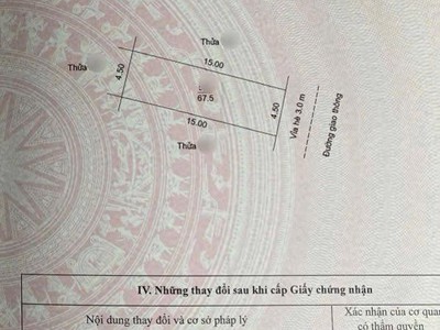 Bán lô đất mặt phố view vườn hoa KĐT Tân Phú Hưng, TP HD, 67.5m2, mt 4.5m, chỉ 3.0x tỷ 2
