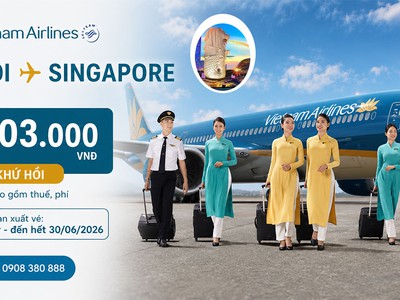Đặt vé Hà Nội đi Singapore ngay hôm nay để nhận giá ưu đãi 0