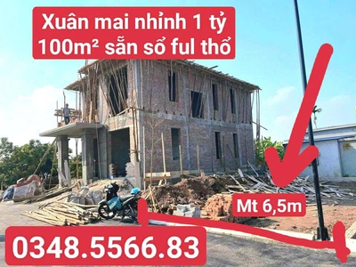 Bán đất ngã tư xuân mai nhỉnh 1 tỷ 0
