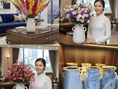 Nơi Bán Những Mẫu Bình Hoa Rẻ Đẹp Tại Gốm Sứ FULO 5